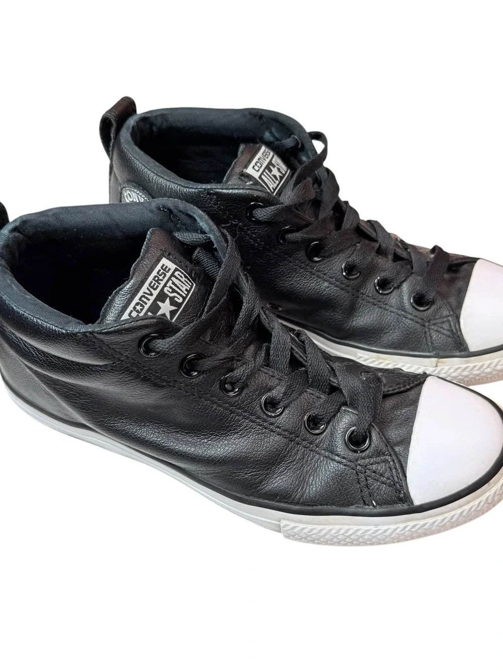 Converse Chuck Taylor All Star Leather High Tops Junior 5 EU 37.5